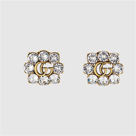 gucci single earring dupe|gucci double g stud earrings.